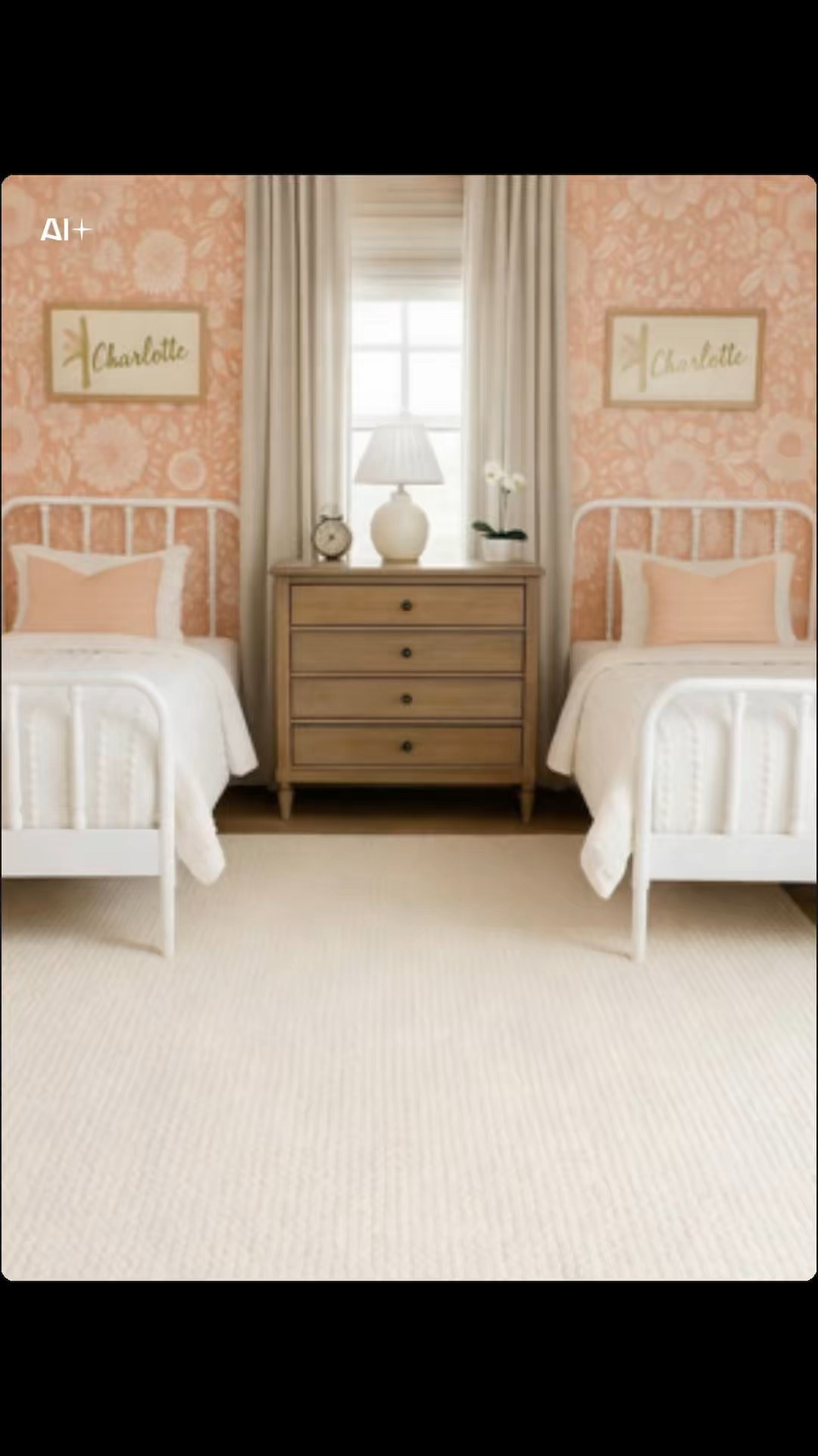 Wallpaper is Polly Wallpaper by @loomwell

This is an Ai generated video. Products in video are not exact  

girls bedroom, shared girls room, twin beds, floral wallpaper, pink bedroom, neutral girls room, kids room decor, girls room inspo, bedroom makeover, girly room ideas, twin girls bedroom, kids interior design, girls shared space, feminine bedroom decor, pink and white bedroom, vintage girls room, modern cottage style, cozy kids room, blush decor, floral wall mural, boho kids room, classic girls bedroom, timeless kids space, design board, home decor inspo, interior styling, bedroom design ideas, kids room inspiration

#LTKFamily #LTKHome #LTKKids

#LTKHome #LTKKids #LTKFamily