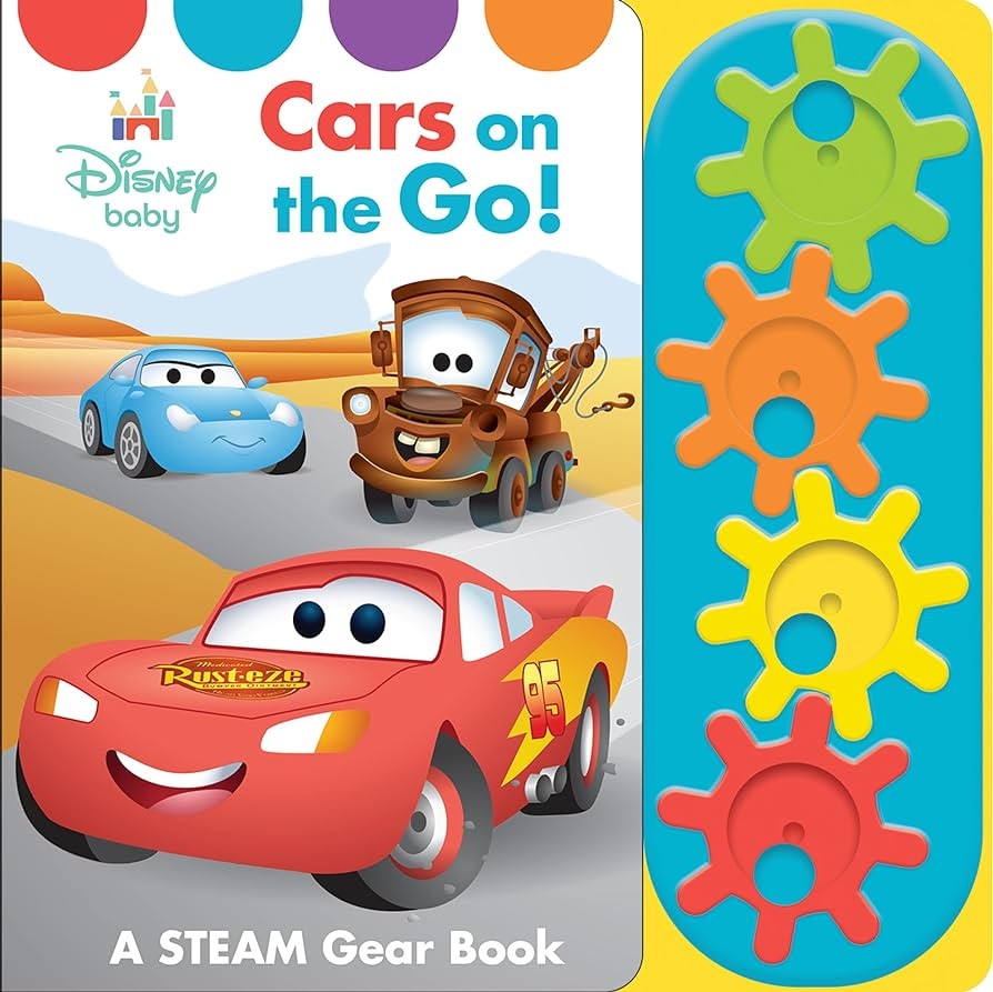 Disney Baby - Cars on the Go! - A STEM Gear Sound Book - PI Kids (Play-A-Sound) | Amazon (US)
