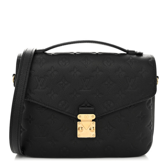 LOUIS VUITTON Empreinte Pochette Metis Black | FASHIONPHILE (US)