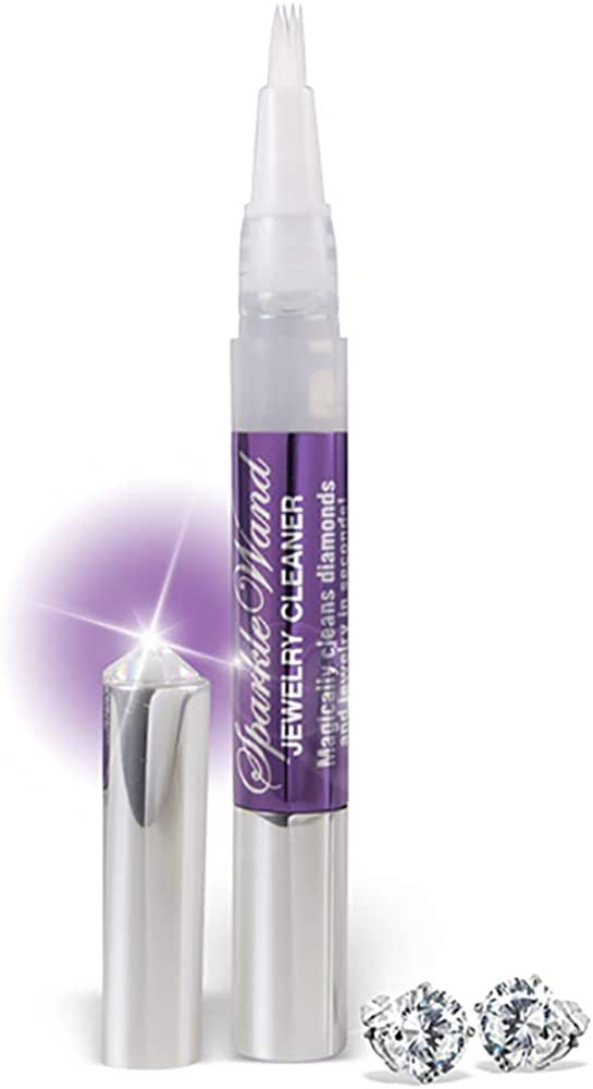 GemOro Sparkle Wand Portable Jewelry Cleander, Shrink Wrapped, Clear | Amazon (US)