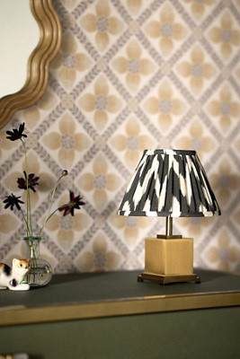 Pooky The Walter Cordless Rechargeable Metal Ruched Shade Table Lamp | Anthropologie (US)