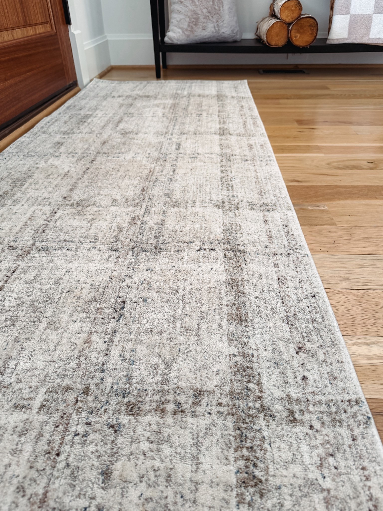 Entryway rug, neutral runner, neutral rubber, loloi rug, stain resistant rug

#LTKHome