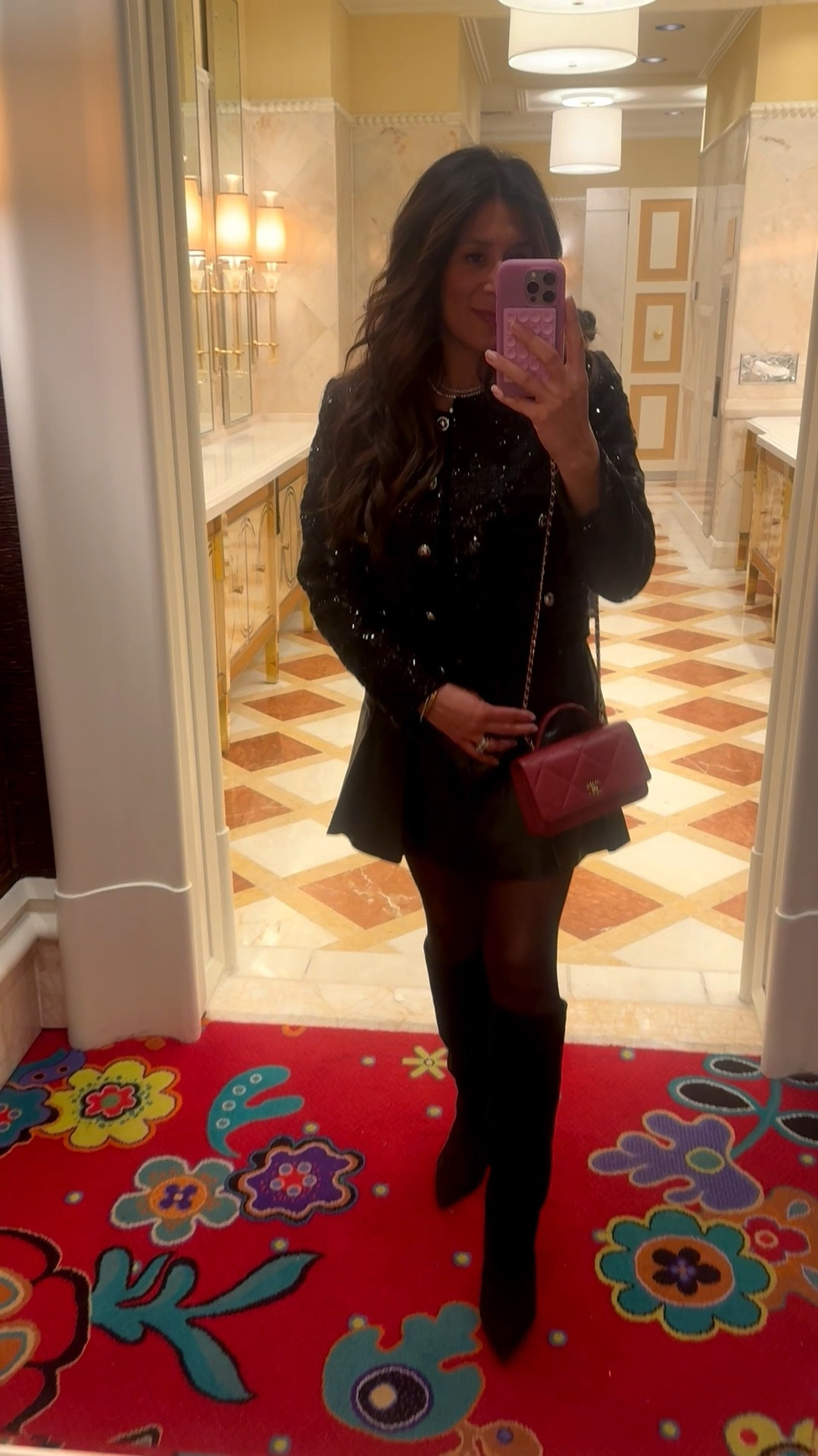 Obsessed with these tights!!! They are so comfortable and flattering around the tummy. Try don’t hug too tight and create a bulge or anything. They are soft too! 

Date Night Fit 
OOTN 
Fashion Fit 
Date Night Fashion 
Las Vegas Fashion 