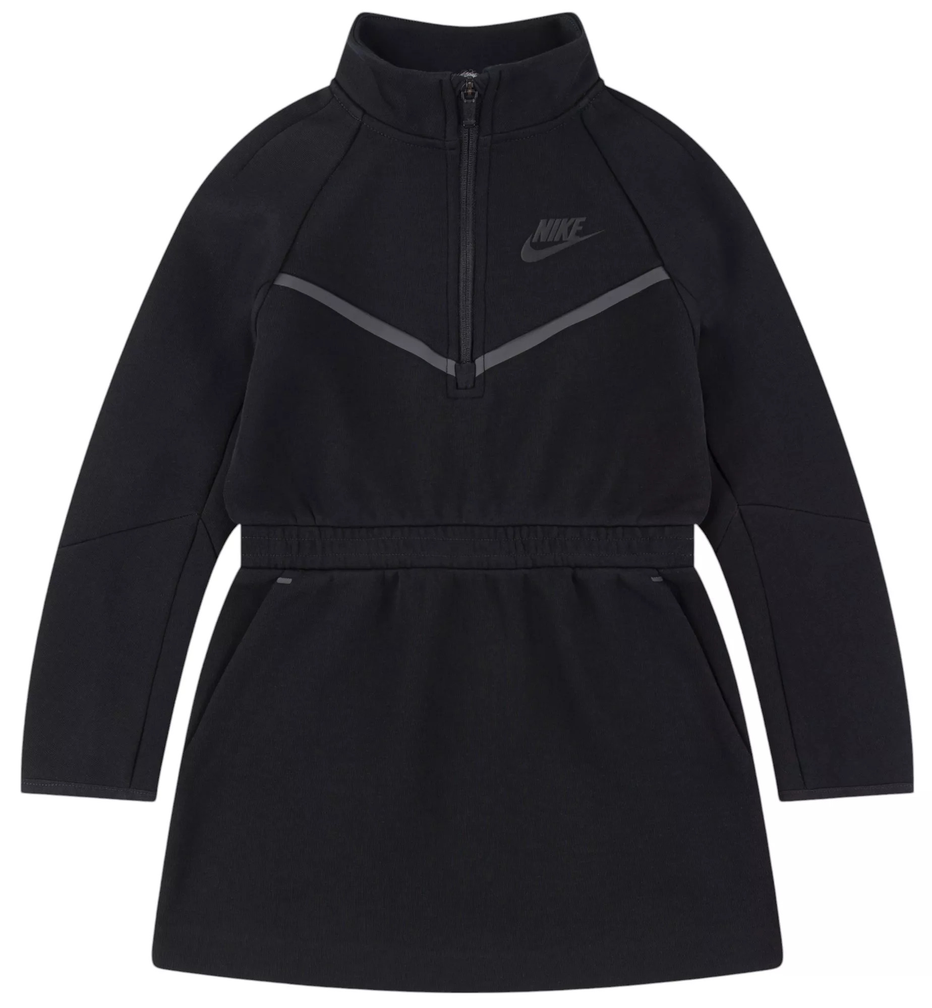 Nike Little Girls Tech Fleece Dress, Size 4, Black | DICK'S Sporting Goods