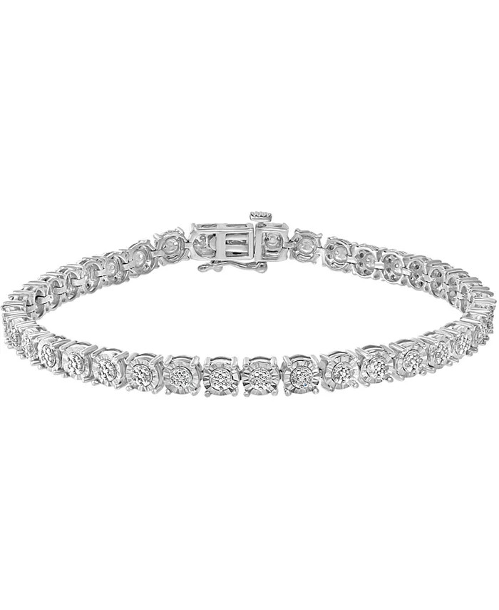 EFFY® Diamond Tennis Bracelet (1/4 ct. t.w.) in Sterling Silver | Macy's