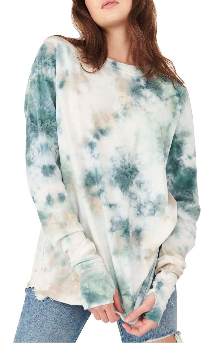 Arden Washed Tie Dye Cotton Top | Nordstrom