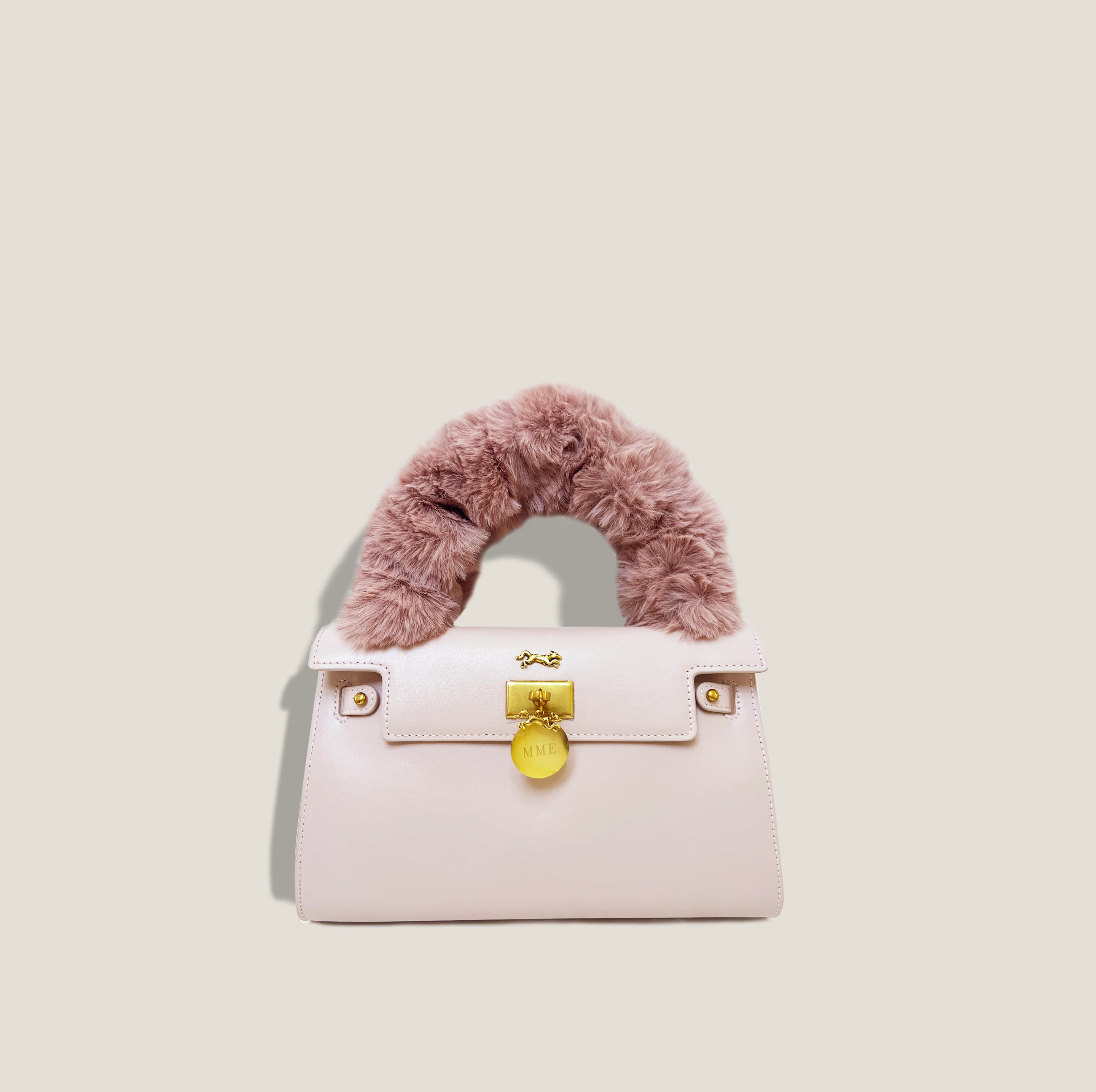 MME. Mayfair Bamboo + FUR  - PETAL Pink | MME.MINK