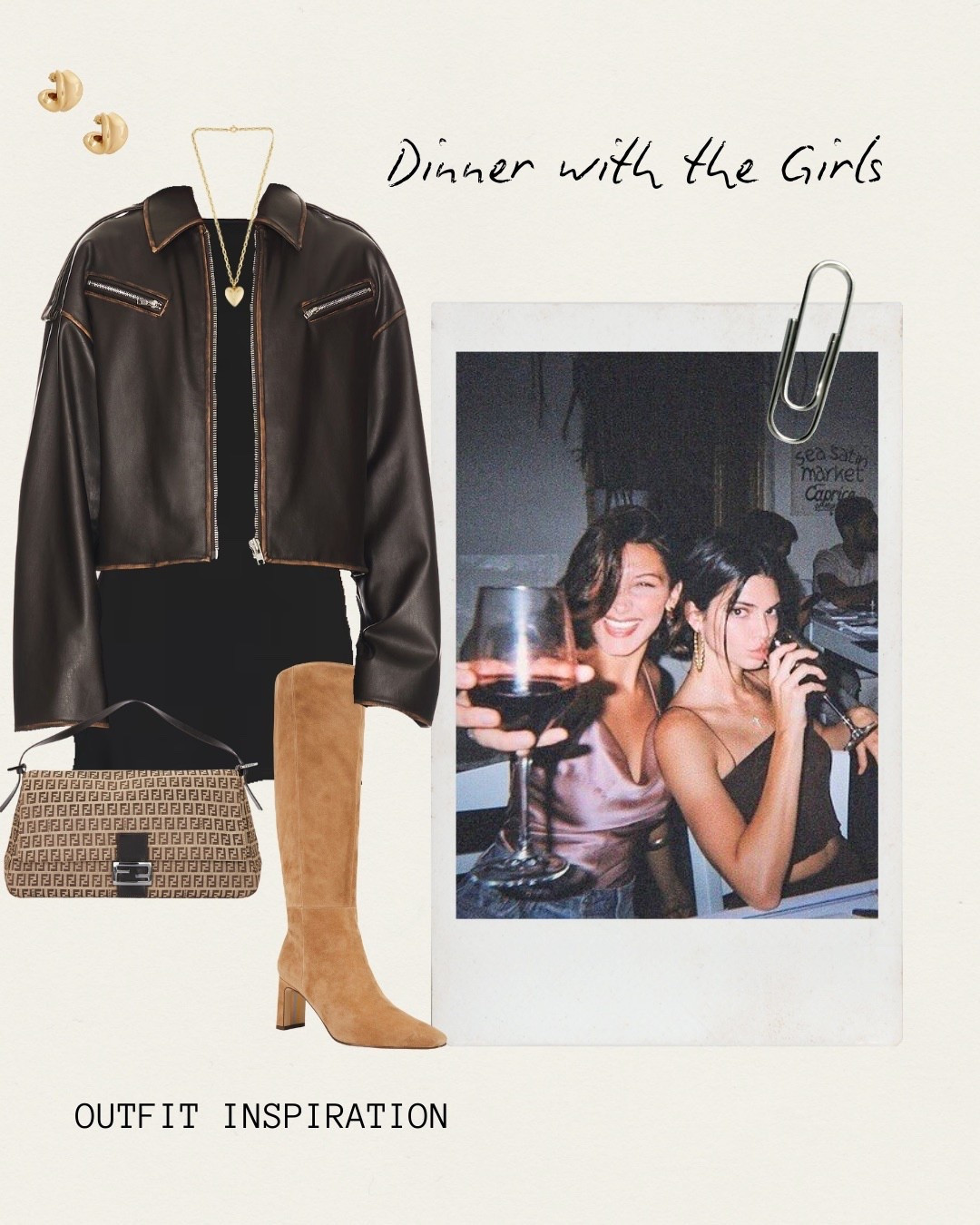 Outfit inspiration for girl dinner 🩷 

All of these pieces are from Revolve on this mood board but I also included similar items 🫶🏽 I love shopping from them because they have so many brands/options to choose from PLUS they offer free 2 day shipping & returns 

#LTKootd #LTKgrwm #LTKNYFW
