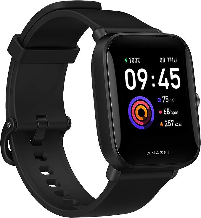 Amazfit Bip U Health Fitness Smartwatch with SpO2 Measurement, 9-Day Battery Life, Breathing, Hea... | Amazon (US)