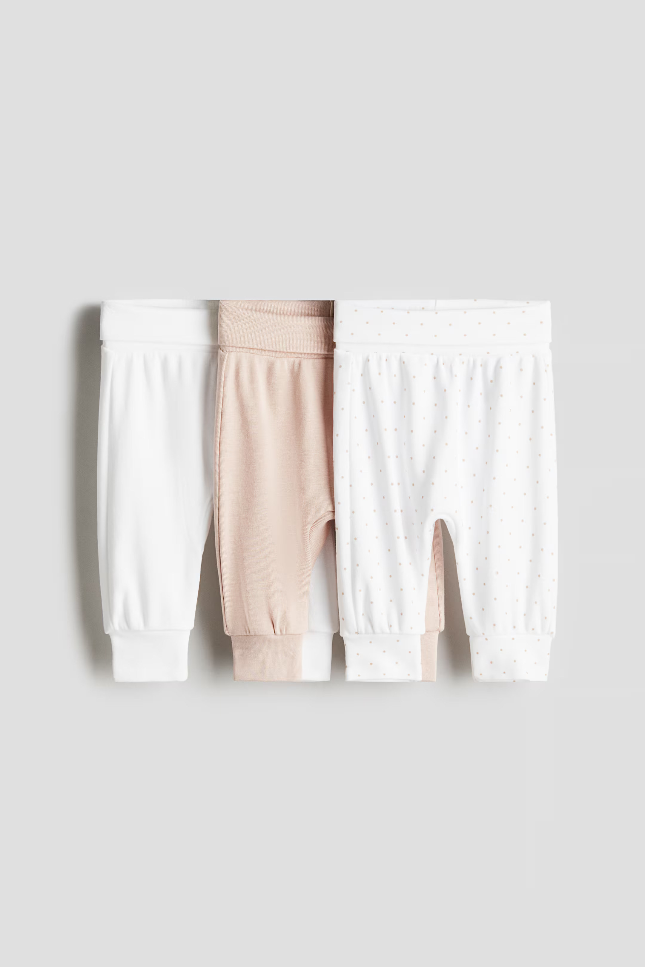 3-pack Foldover-Waist Pants | H&M (US + CA)