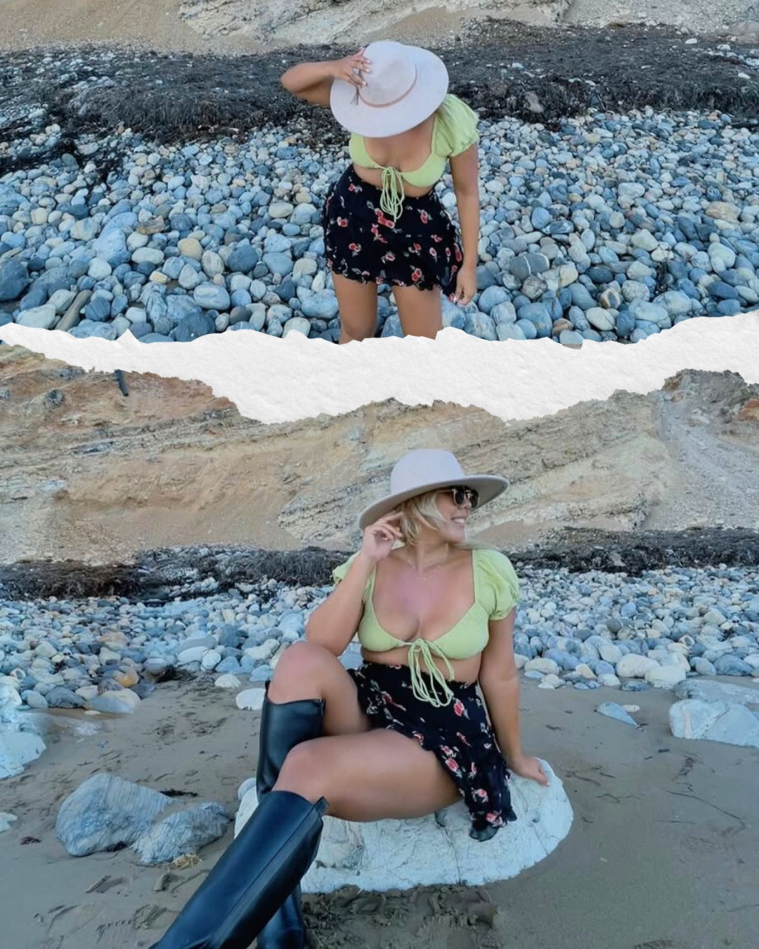 Ruffle tiered mini skirt, puff sleeve crop top and felt hat 🌼

#LTKWatchNow #LTKStyleTip #LTKFestival