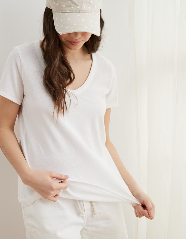 Aerie V-Neck T-Shirt | American Eagle Outfitters (US & CA)