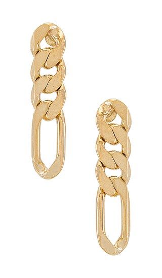 Figaro Chain Earrings in Gold | Revolve Clothing (Global)