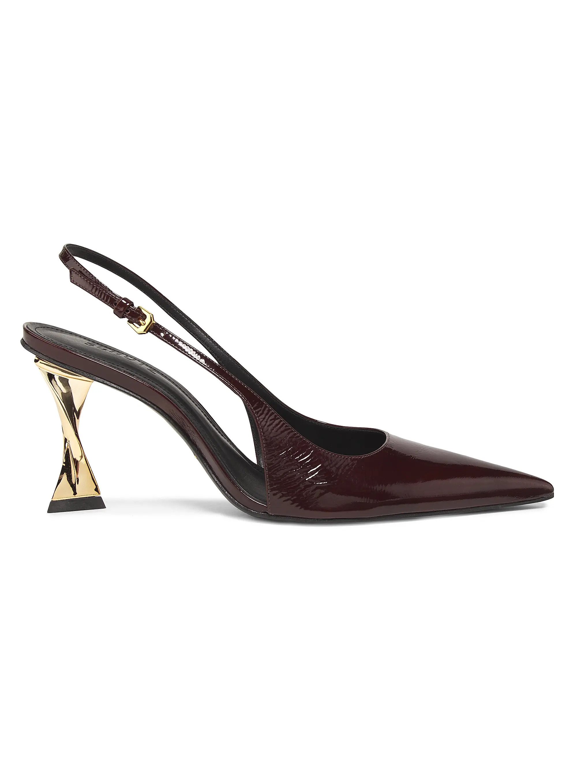 Elisha 90MM Patent Leather Slingback Pumps | Saks Fifth Avenue