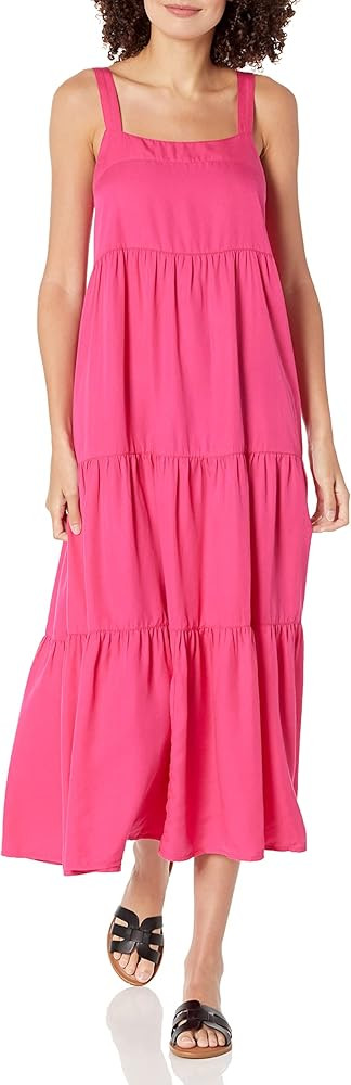 The Drop Women's Britt Tiered Maxi Tent Dress | Amazon (US)