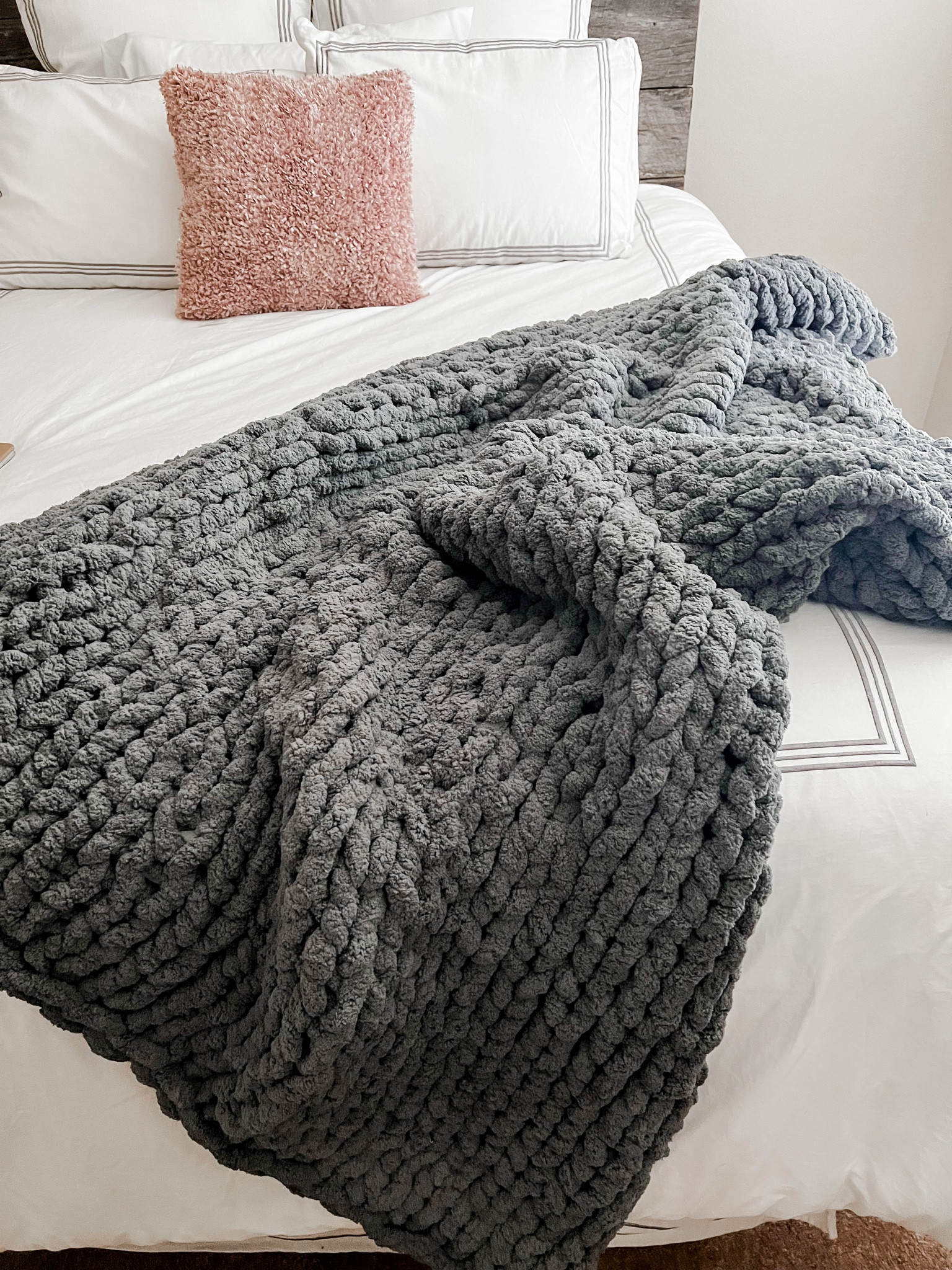 Bedroom details are in the cozy winter blankets 😍

#LTKHoliday #LTKstyletip #LTKhome