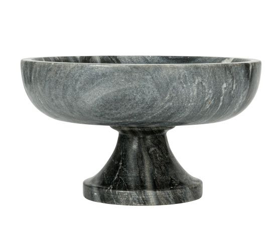 Marble Footed Pedestal Bowl | Pottery Barn (US)
