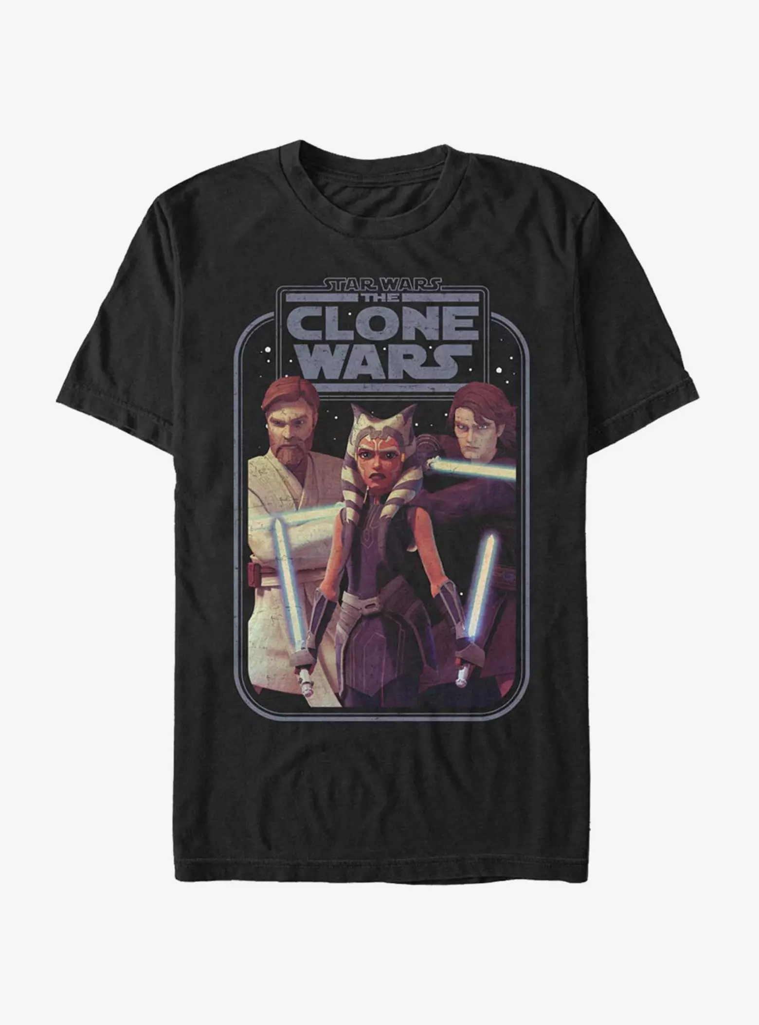 Star Wars: The Clone Wars Ahsoka Hero Group Shot T-Shirt | BoxLunch