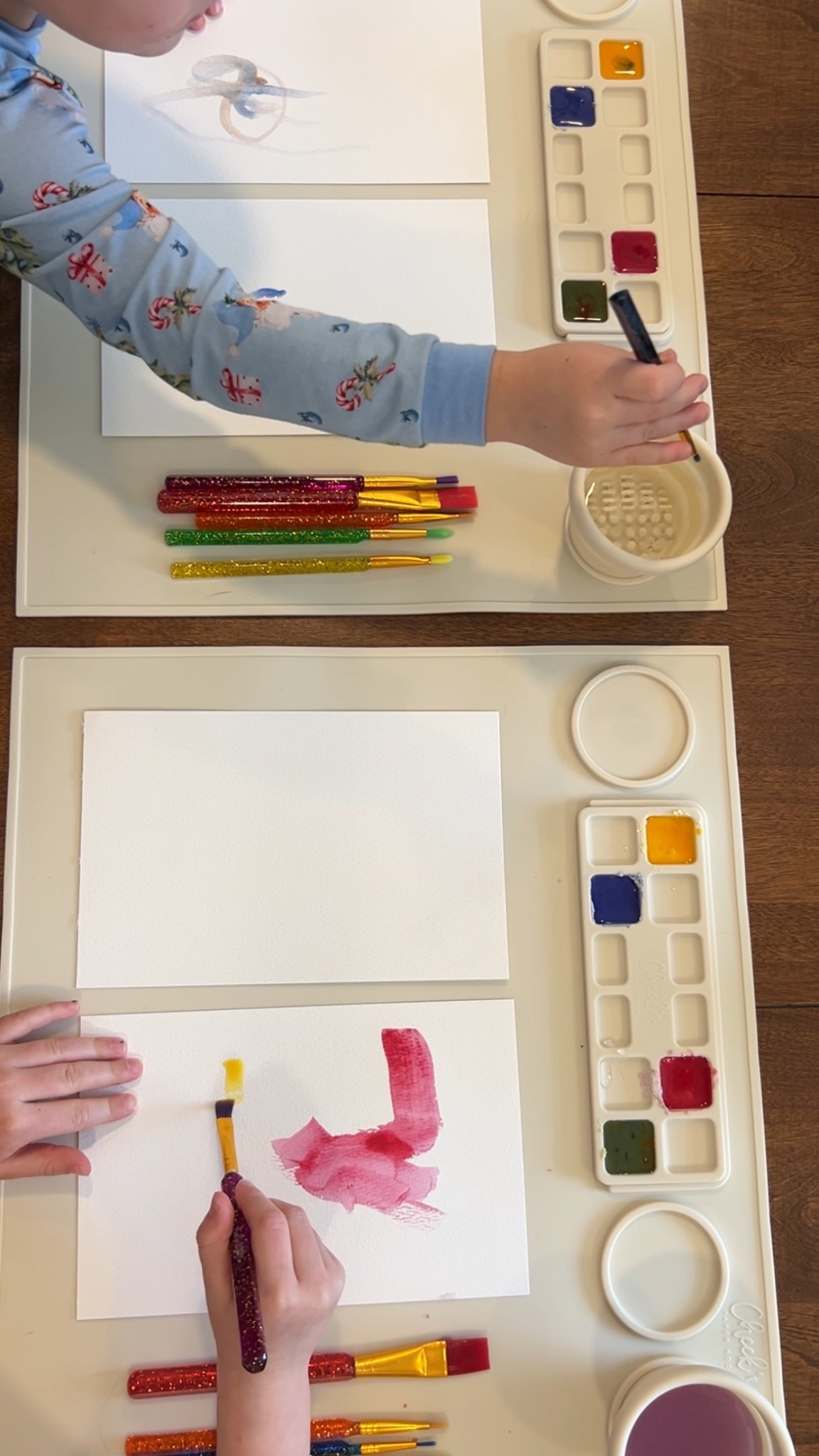 had some watercolor fun since we are iced in! 

#LTKdayinmylife #LTKmomlife #LTKKids