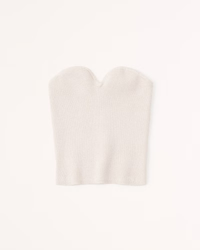 Lurex Sweetheart Tube Top | White Top | Fall Winter Going Out Outfits Fall Winter Tops | Abercrombie & Fitch (US)