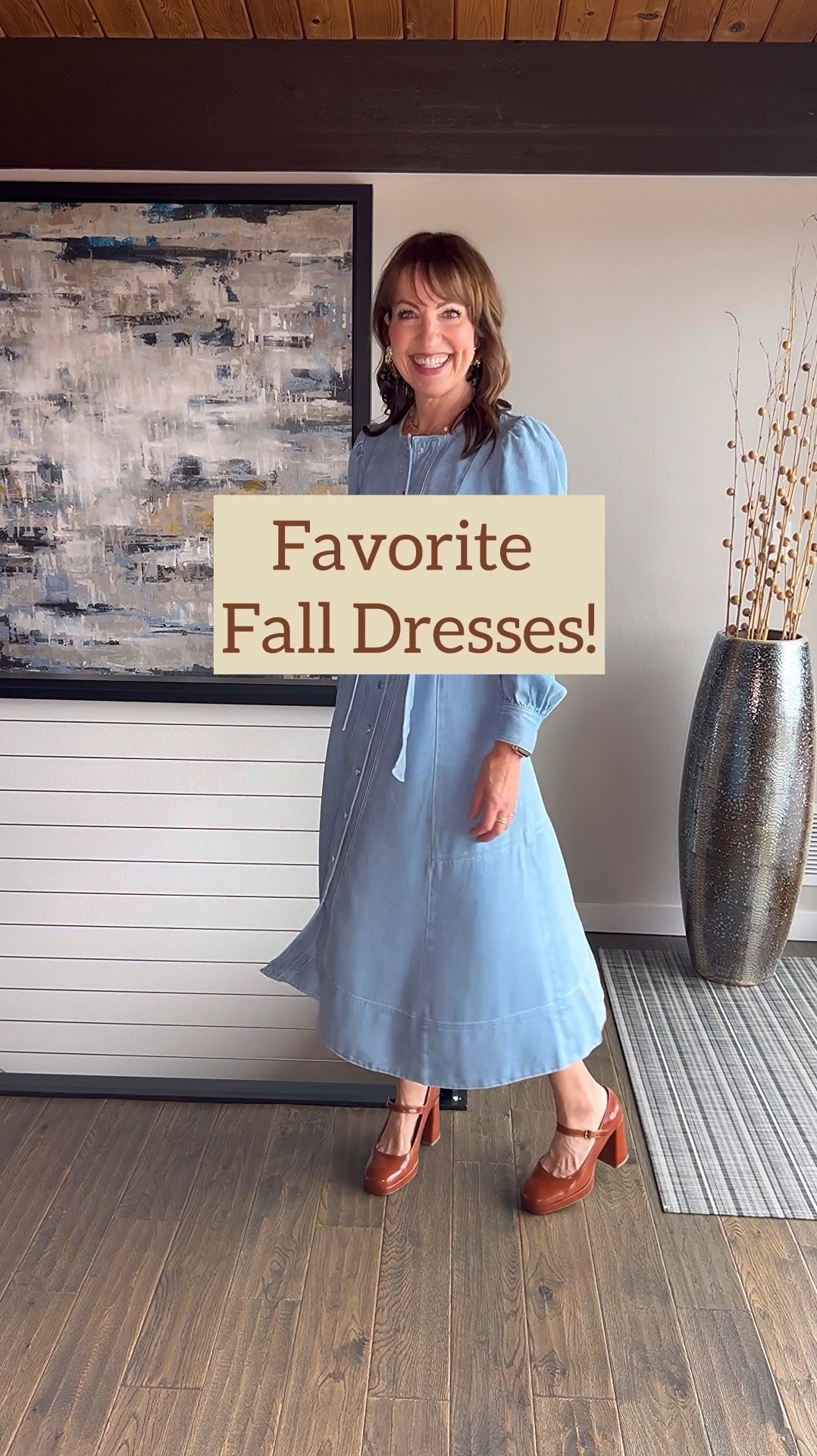 I’m usually more of a short dress person, but lately I’ve added midi/maxi dresses to my wardrobe, and I’m loving them for fall!🍁
1️⃣ This @sezane dress is such a gorgeous, soft denim and will be perfect for so many casual occasions! 💙
2️⃣ Julie and I are blown away by our @brochuwalker Havana dresses! The material is so high quality, and we love the puffed sleeves and tiers with just the right amount of volume! Again, a timeless style that will take us everywhere! 
3️⃣ This @astrthelabel dress is a late entry to my Greece vacation wardrobe!! I love the ruffles and the neckline. This is also the perfect fall guest at a wedding dress!! I can’t wait to wear it in Santorini!!🇬🇷
HOW TO SHOP:🛍️🛍️
-Comment “links” for outfit links sent to your inbox!
-Click the link in our bio to shop our LTK shop or from lastseenwearing.com!
-Links will be in our stories!! 

Sezane dress, denim dress, fall dress, Mary Jane’s, midi dress, Brochure Walker, Havana Dress, puffed sleeve dress, guest at a wedding dress, fall floral dress, ruffle dress, Astr the Label dress, JCrew earrings

#LTKWedding #LTKOver40 #LTKStyleTip