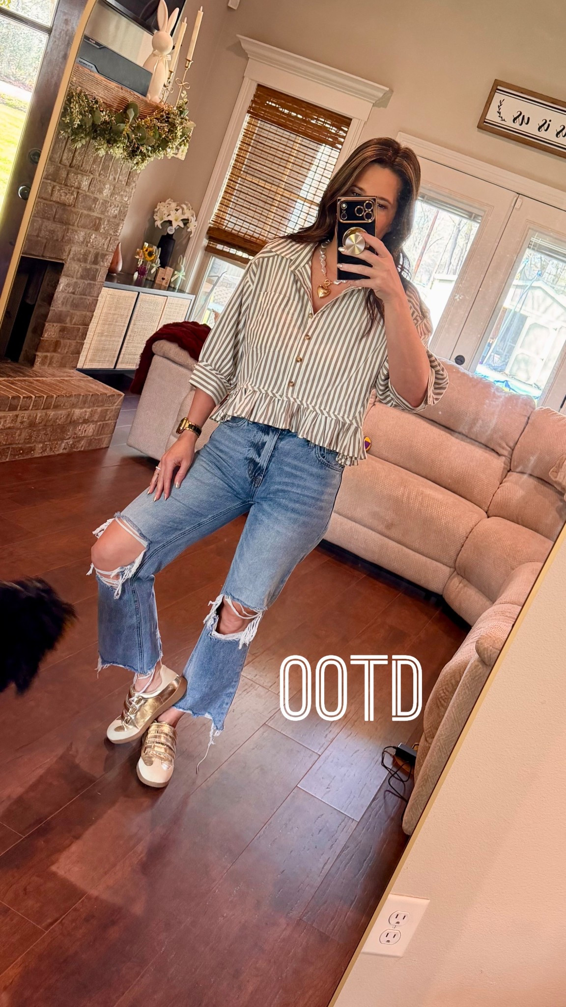 Cute spring top! #spring #OOTD size small in top