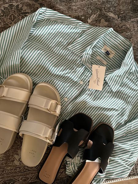 Target spring new arrivals!!! Sandals! Looks for less- oversized button down shirt 

#LTKfindsunder50 #LTKSpringSale #LTKfindsunder100