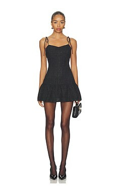 MORE TO COME Niccola Mini Dress in Black from Revolve.com | Revolve Clothing (Global)