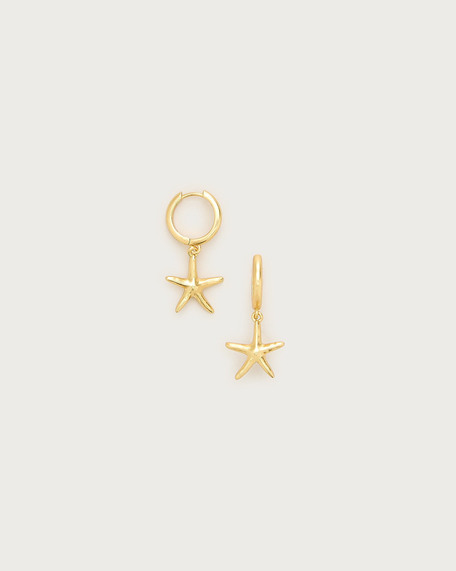 Starfish huggie hoop earrings | J. Crew US