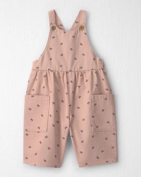 Baby Girl Organic Cotton Twill Wide Leg Overalls - Little Planet | Carter's | Carter's Inc