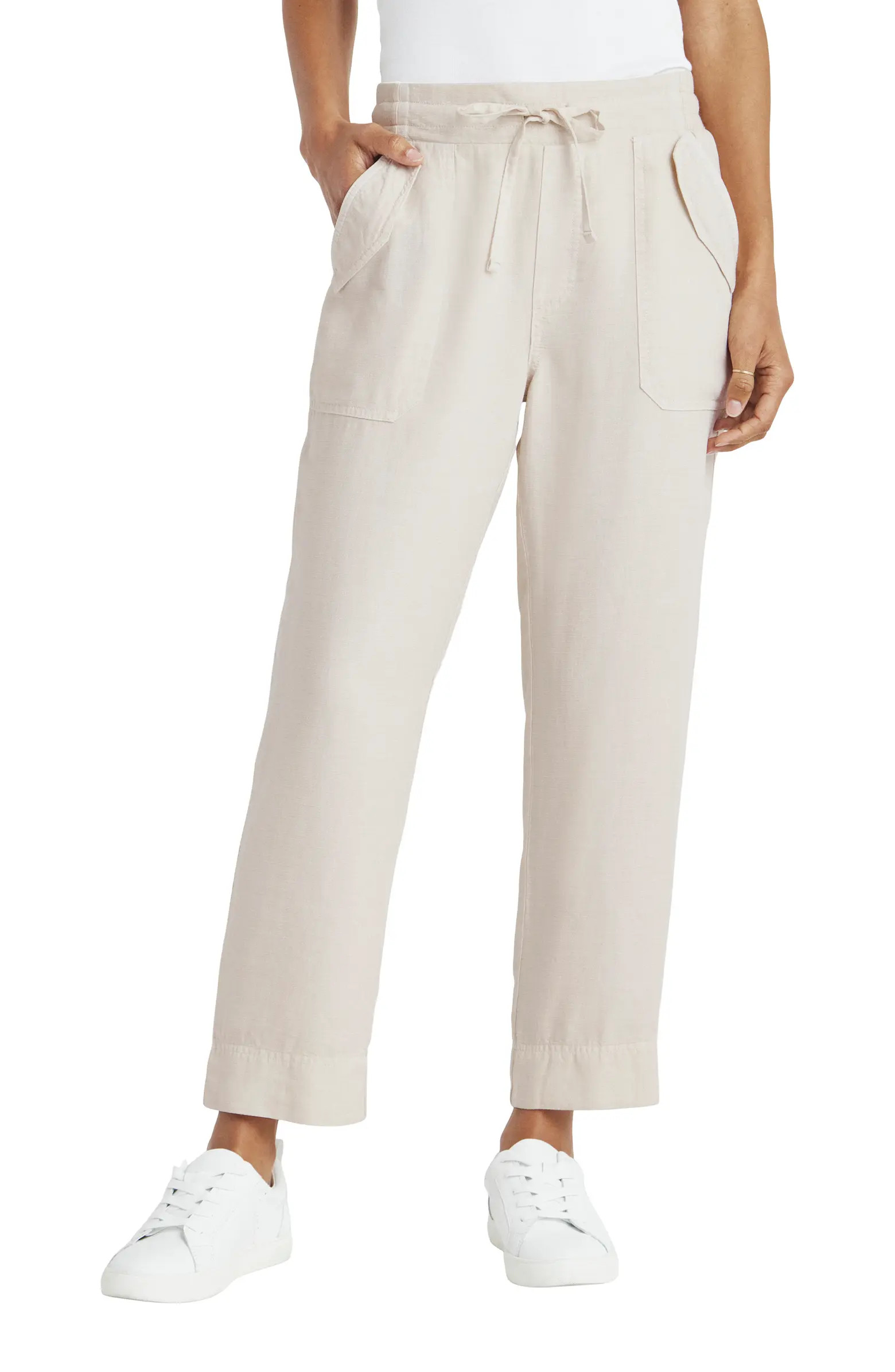 Splendid Collins Tie Waist Ankle Pants | Nordstrom | Nordstrom