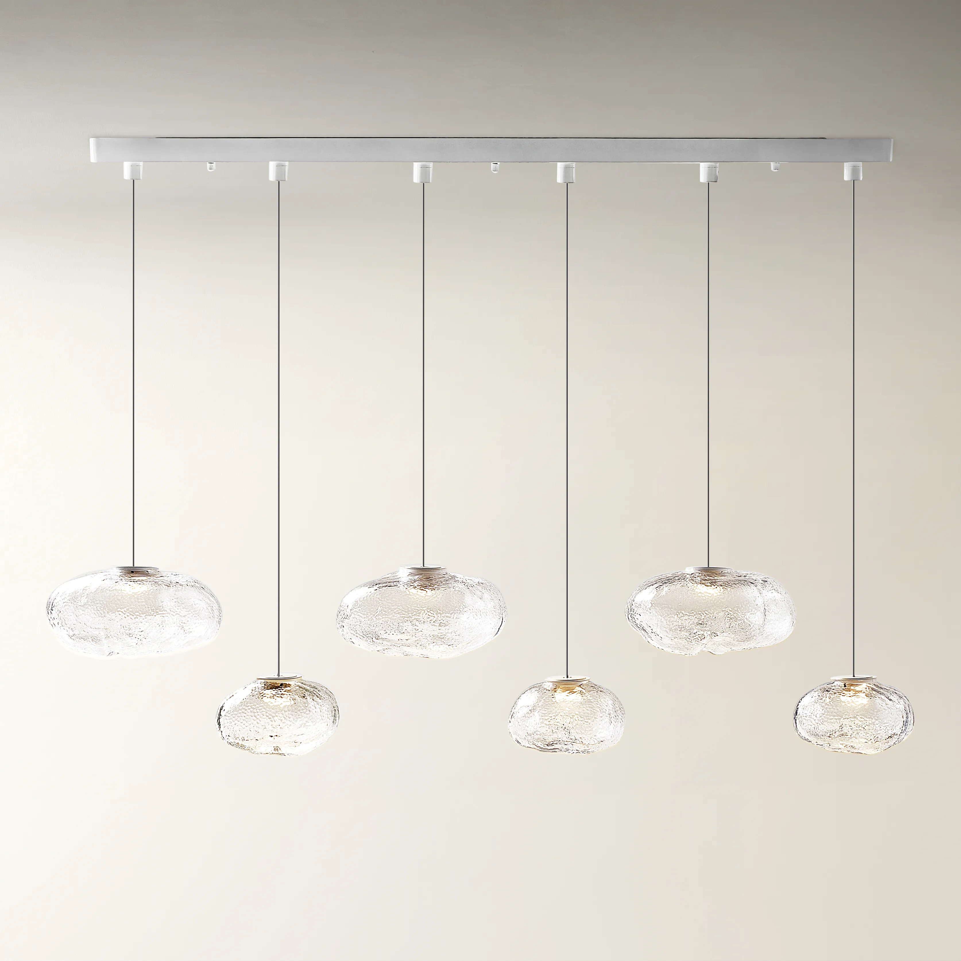 Nuvola Glass Globe Chandelier 47" | Z Gallerie