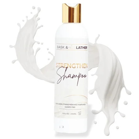 Bask & Lather Strengthening Shampoo 8 oz | Walmart (US)
