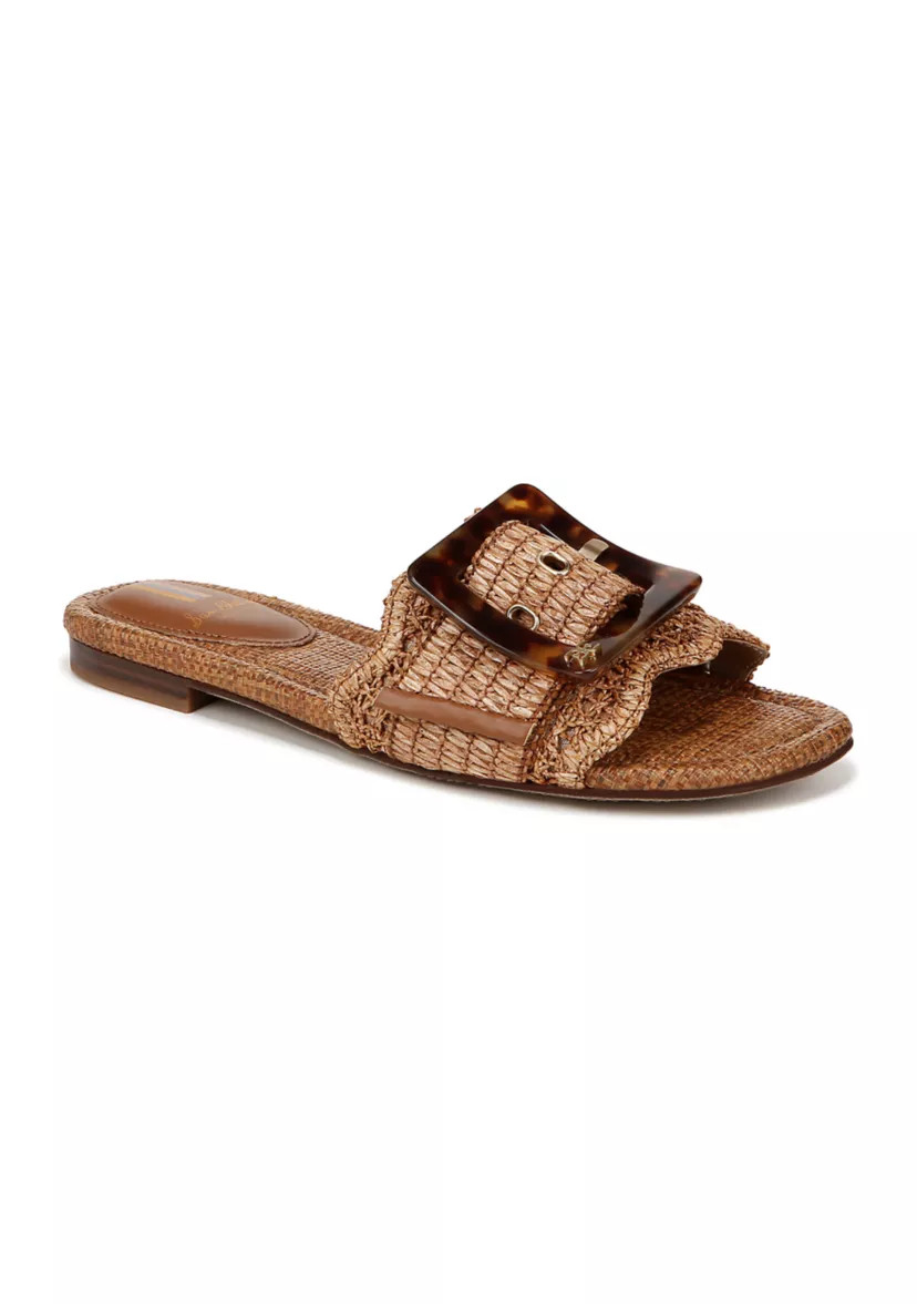 Bambi Raffia Slide Sandals | Belk