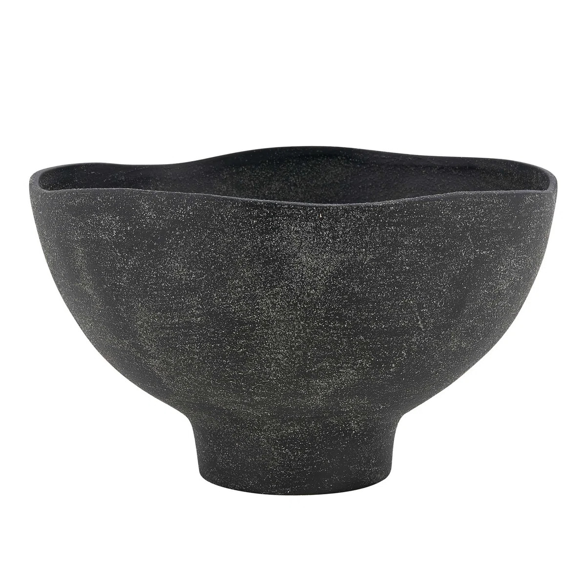 Uttermost Komorebi Indoor-Outdoor Black Bowl | Wayfair North America