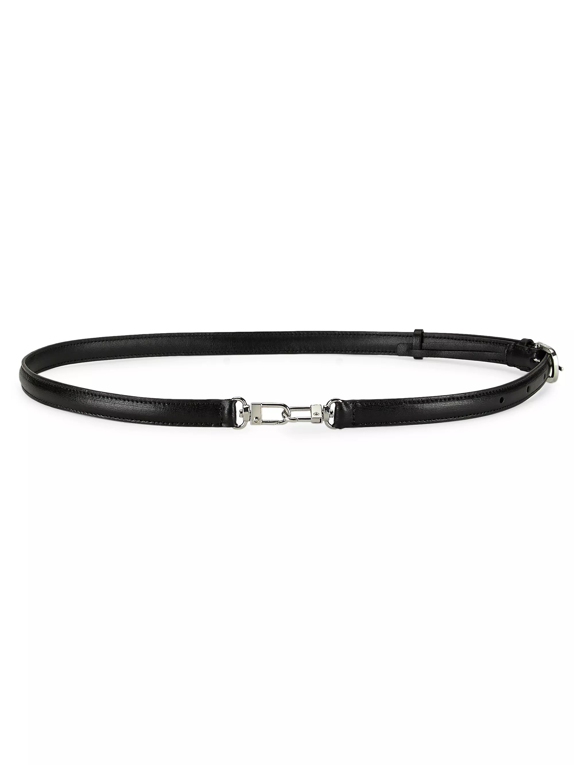 Shop Toteme Skinny Leather Belt | Saks Fifth Avenue | Saks Fifth Avenue