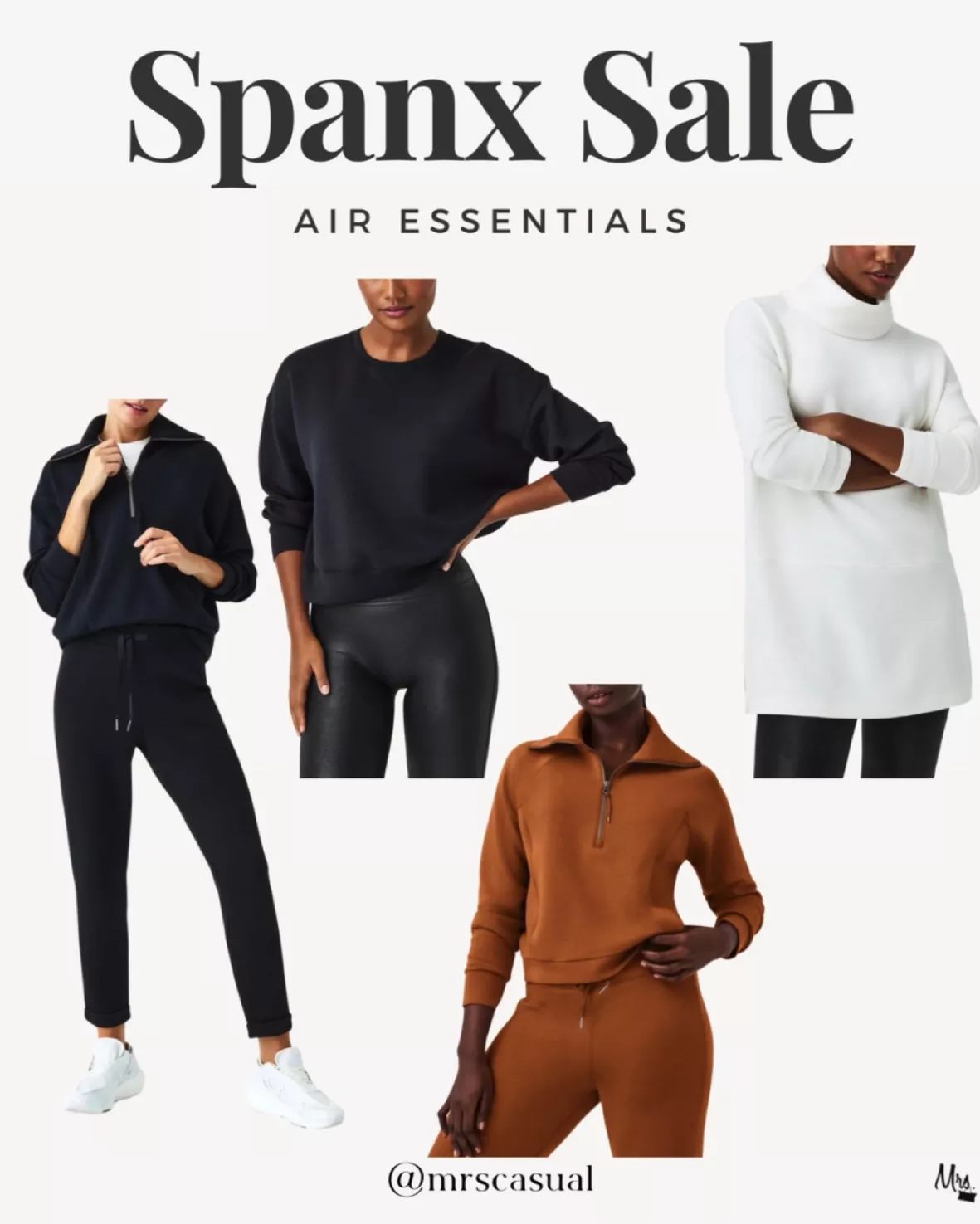 Spanx Spanx AirEssentials Turtleneck Tunic Black