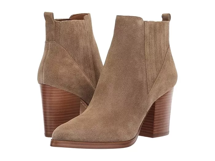 marc fisher alva bootie brown suede