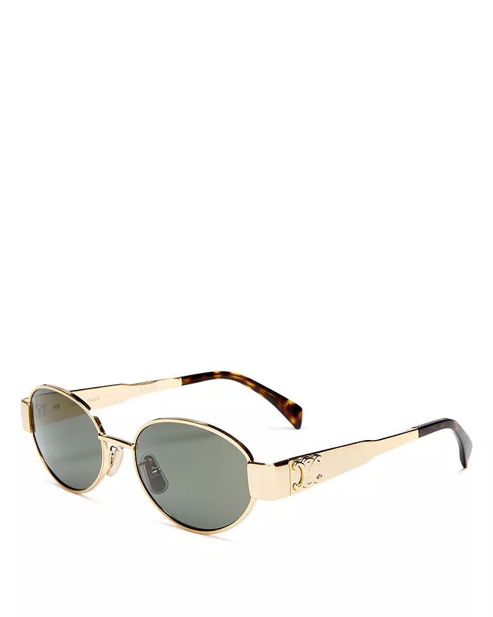 Triomphe Curvy Round Sunglasses, 54mm | Bloomingdale's (US)
