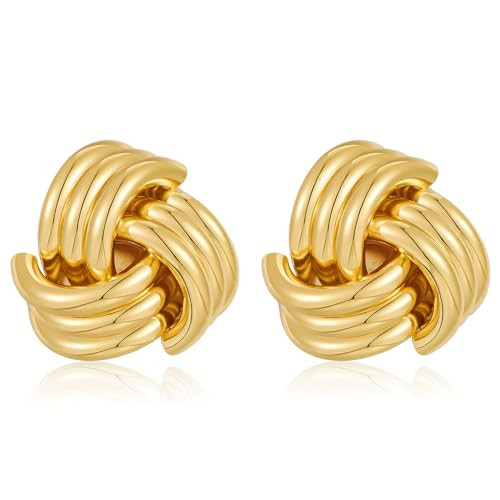 HolidayQbee Gold Studs Stud Earrings For Women Gold Stud Earrings Women Triangle Earrings Gold Triangle Earrings Triangle Gold Earrings Gold Studs Jewelry Gift | Amazon (US)