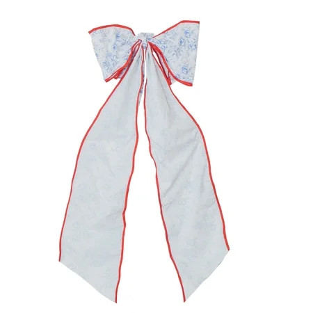 Extra Large Floral Decorative Bow, Red and Blue, 48", by My Texas House | Walmart (US)