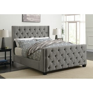 Copper Grove Nellie Light Grey Upholstered Bed - Full - Upholstered | Bed Bath & Beyond