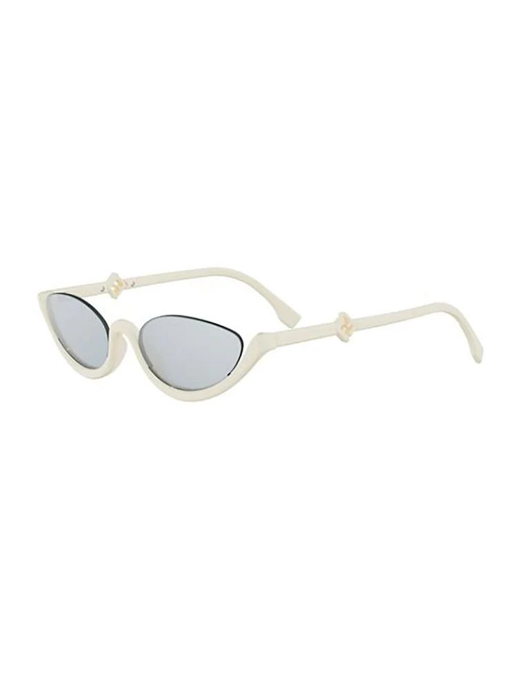 Fendi FE40178U Cat-Eye Acetate Sunglasses — White | Italist Inc.