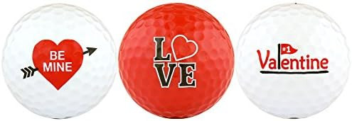 Amazon.com : EnjoyLife Inc Be Mine #1 Valentine Variety Golf Ball Gift Set : Sports & Outdoors | Amazon (US)