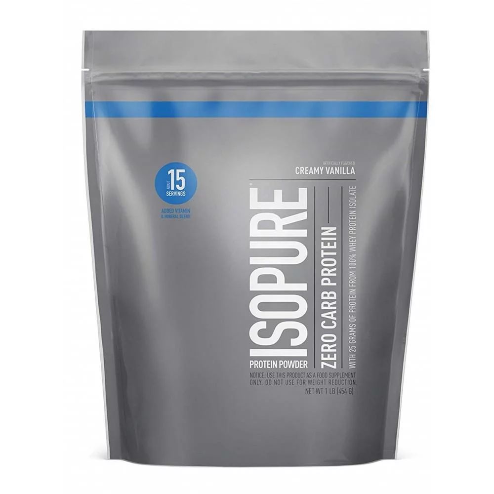 Isopure Zero Carb Protein Powder, Vanilla, 25g Protein, 1 Lb | Walmart (US)