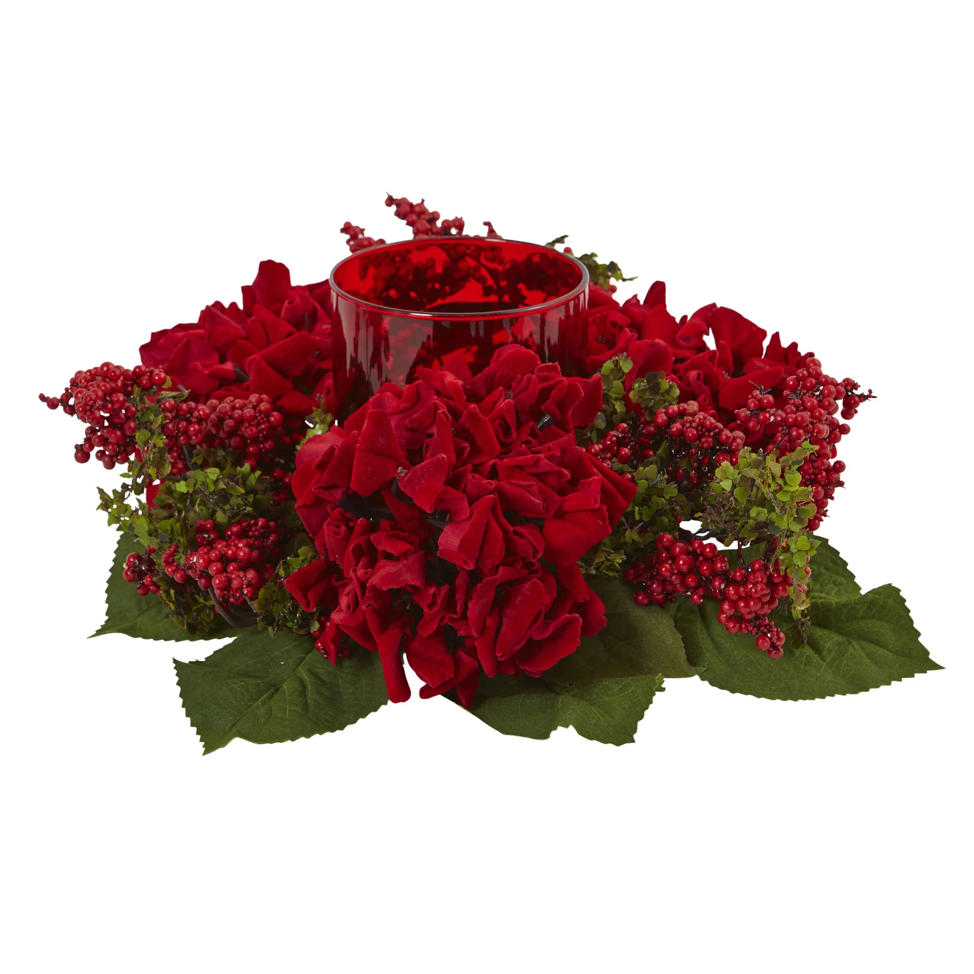 The Holiday Aisle® Mixed Candelabrum in Vase & Reviews | Wayfair | Wayfair North America