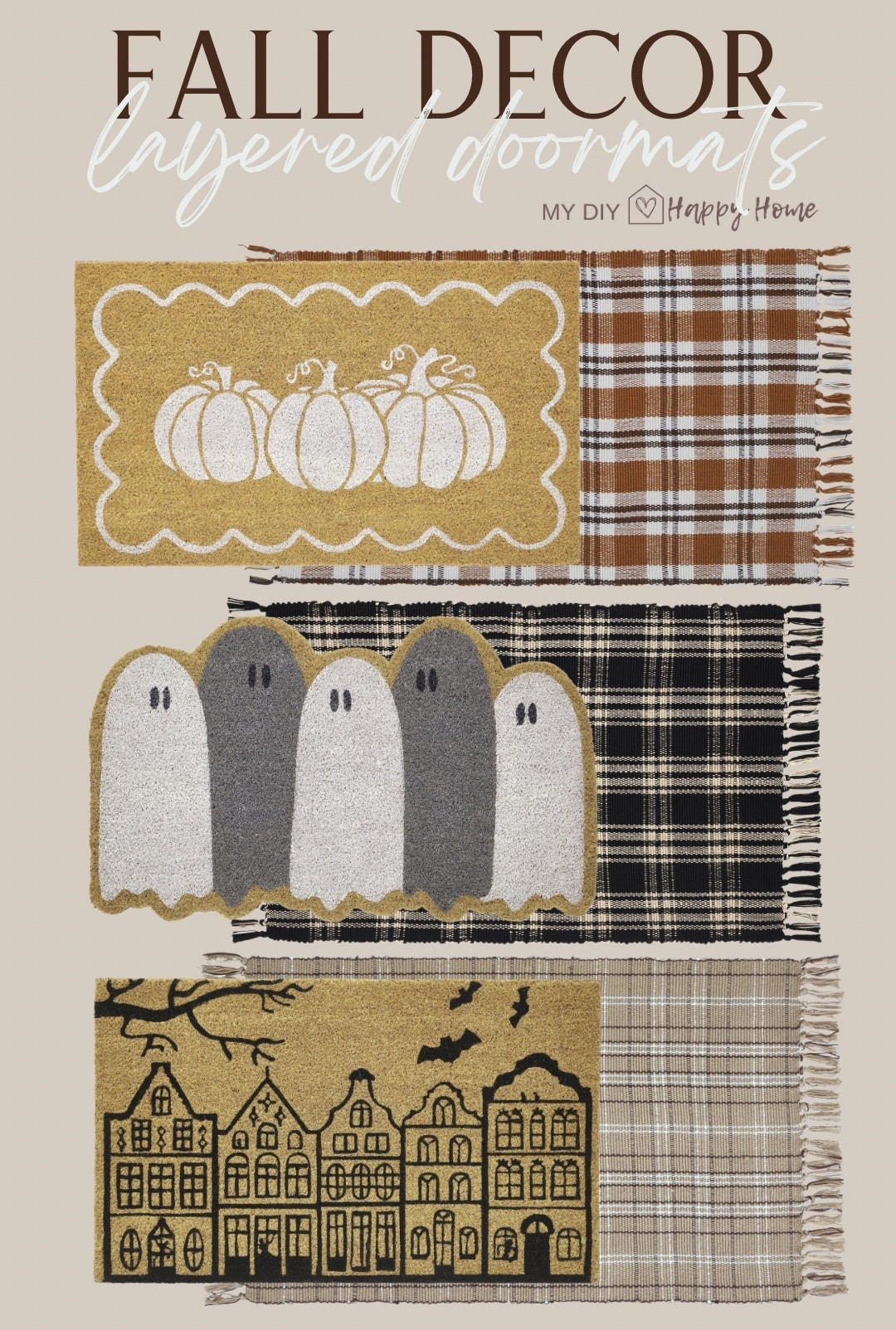 Fall decor
Layered doormats for your porch

Mix and match the designs 
 

#LTKFindsUnder50 #LTKSeasonal #LTKHome