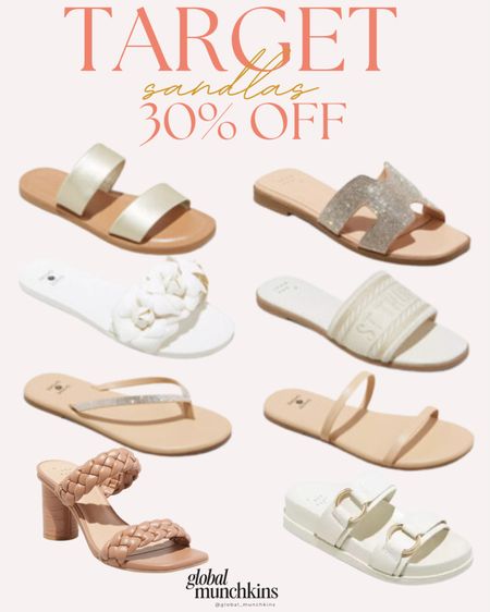 30% off sandals for the whole family! So many cute styles for summer! Every day wear and dress up styles too! These are a few of my favs!

#LTKsalealert #LTKshoecrush #LTKxTarget