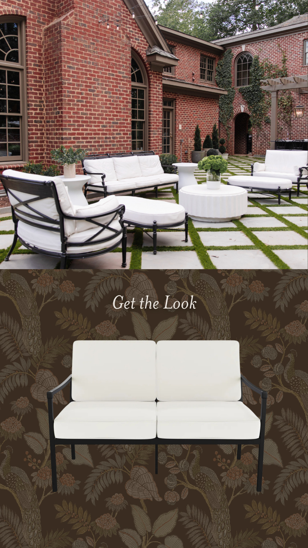 The Double Take: Black & White Outdoor Sofas (ours are Frontgate but this Wayfair double take on sale for Way Day is a great look for less!) 

 #LTKHome #LTKSaleAlert