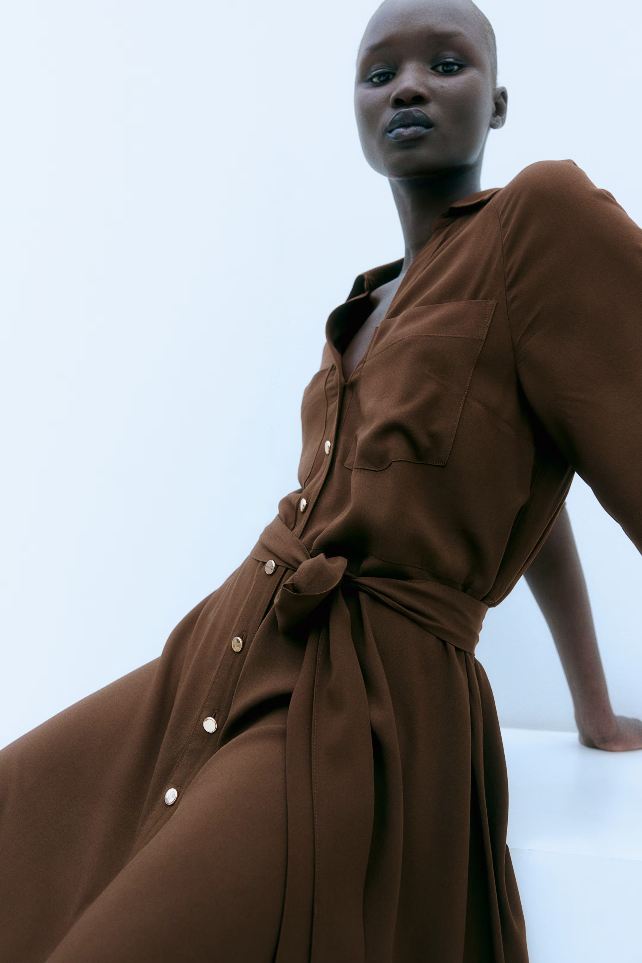 Tie-belt Shirt Dress | H&M (US + CA)